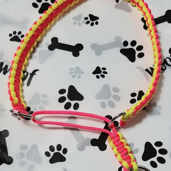 Paracord Dog Collar Limited Slip Training - Picture 2 of 3